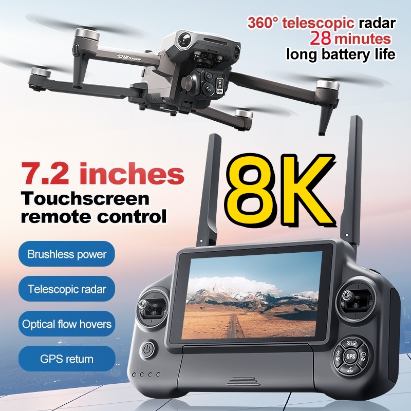 Rc Helicopter Case - 8K 3-assige Gimbal Brushless 7,2 inch