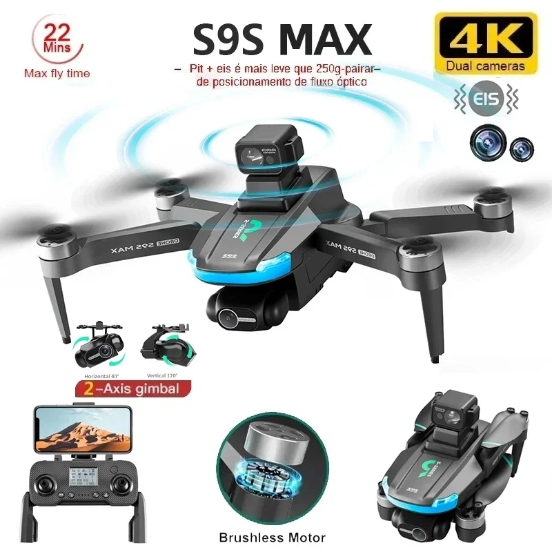 Rc Helicopter Mini - NIEUWE S9S MAX MINI Drone 4K