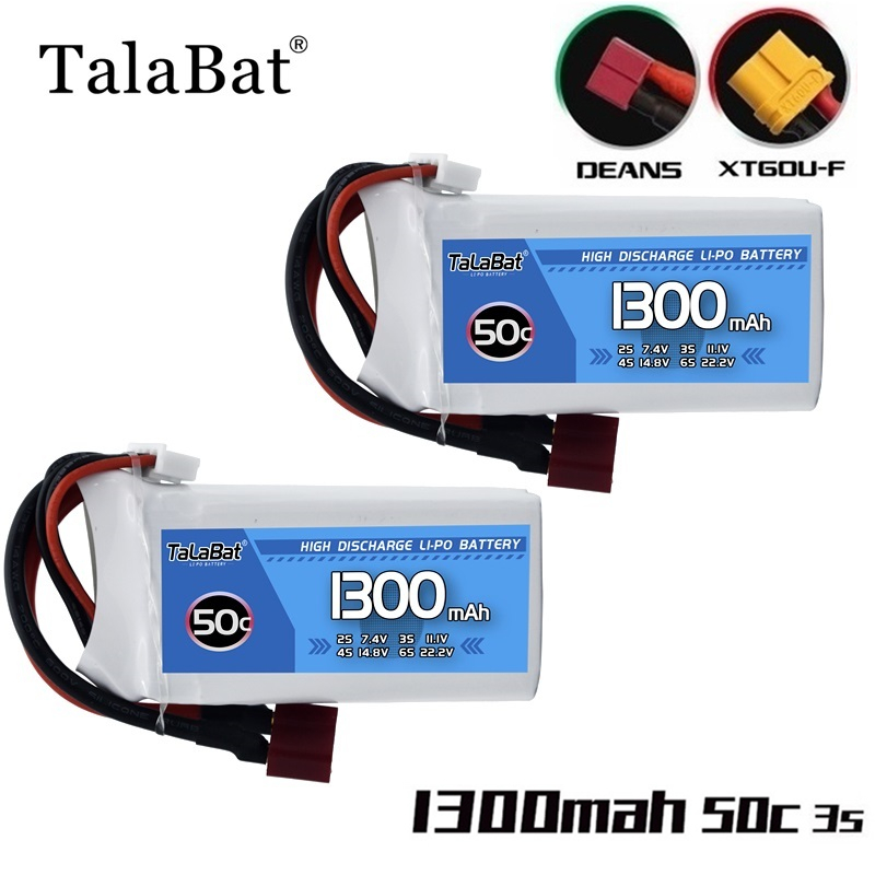 Rc Helicopter Coaxial - NIEUWE 11.1V 1300mAh 50C LiPo Batterij