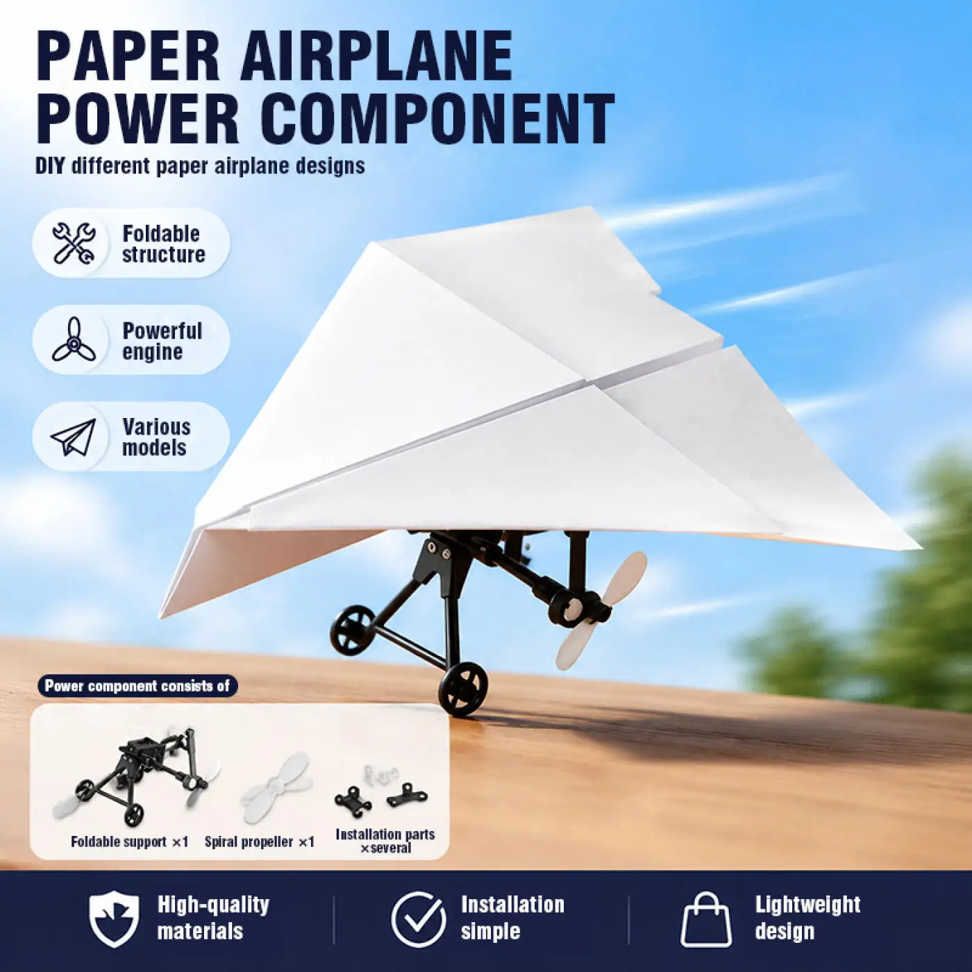 RC Papieren Vliegtuig DIY Vlie - Rc Helicopter Battery recensie en prijs