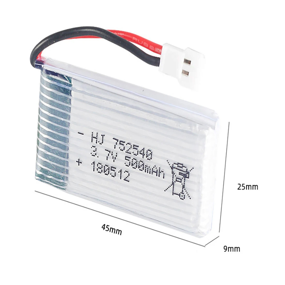 H31 Batterij 3.7V 500Mah 75254 - Rc Helicopter Coaxial recensie en prijs