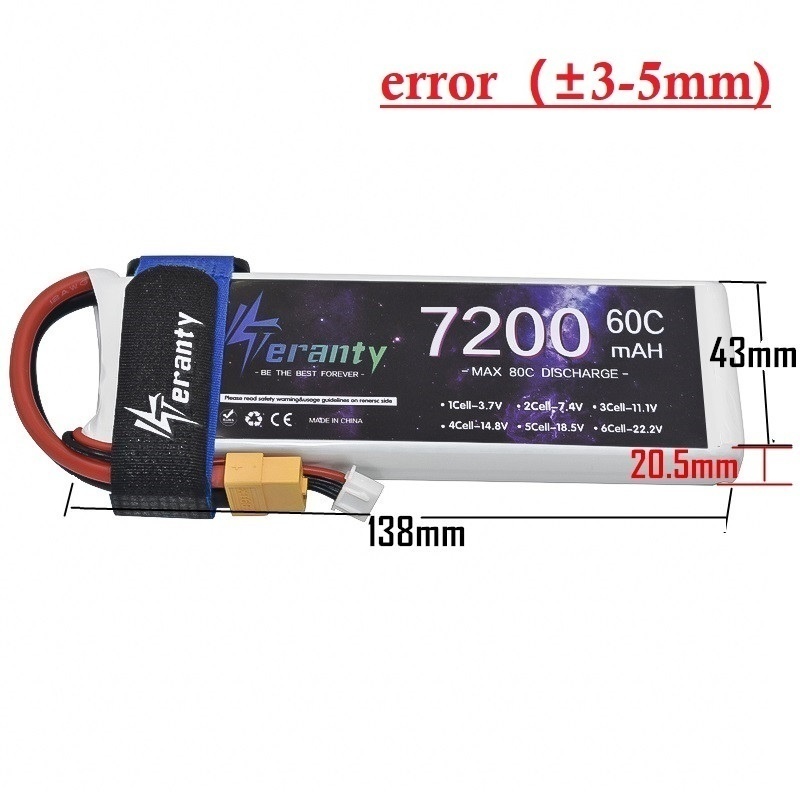 Upgrade 7200 MAH 7.4 V 60C LiP - Rc Helicopter Coaxial recensie en prijs