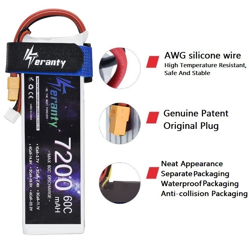 Upgrade 7200 MAH 7.4 V 60C LiP - Rc Helicopter Coaxial recensie en prijs