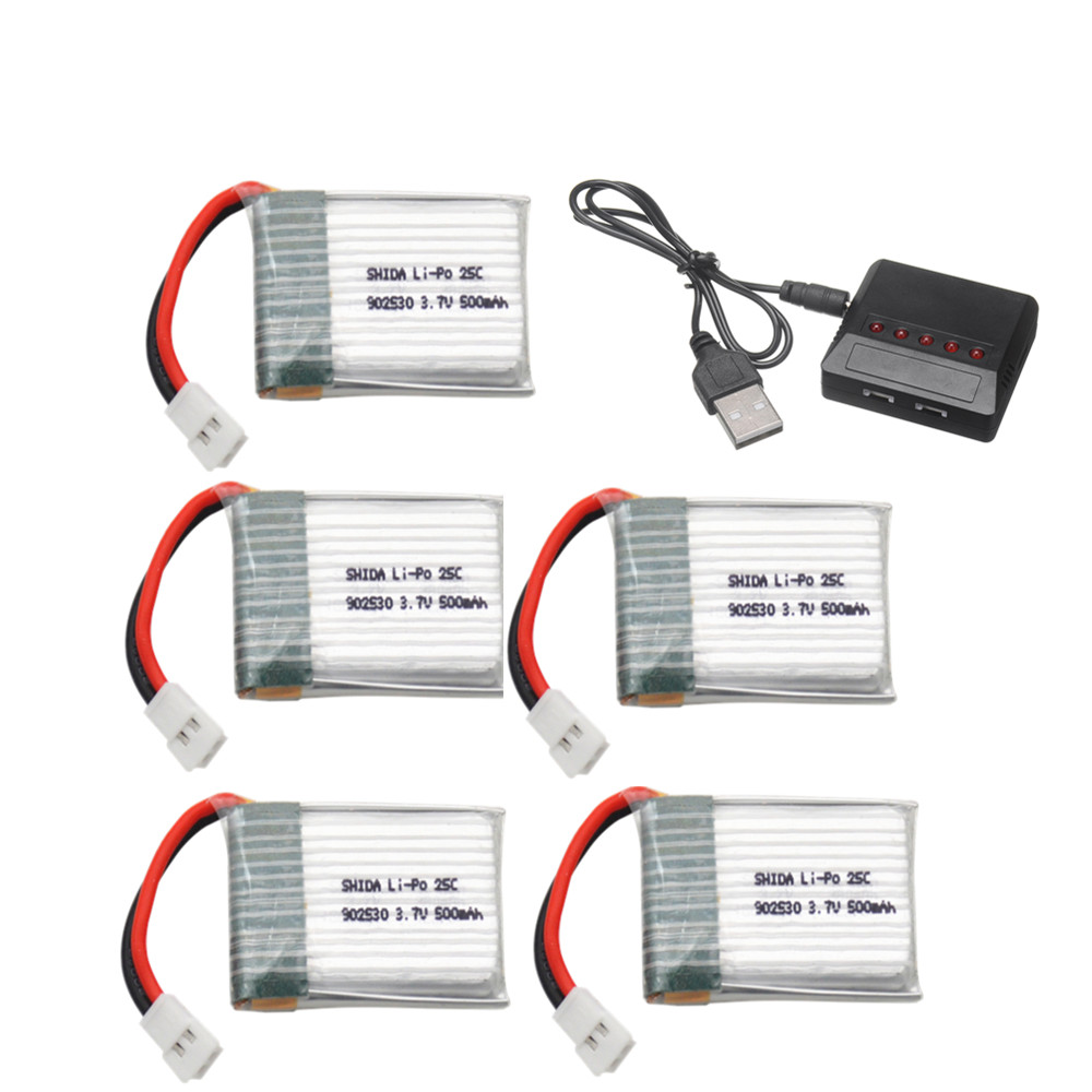 3.7V 500mAh 25C LiPo Batterij  - Rc Helicopter Coaxial recensie en prijs